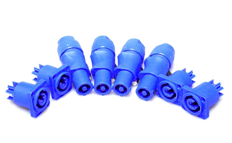 MADOWL Powercon Connectors, Compatible neutrik Nac3mpa Powercon Adapter Powercon in Connector to Powercon Panel Mount, Powercon Male Connector to Power Connectors Powercon Cable Powercon 4 Packs - Image 4